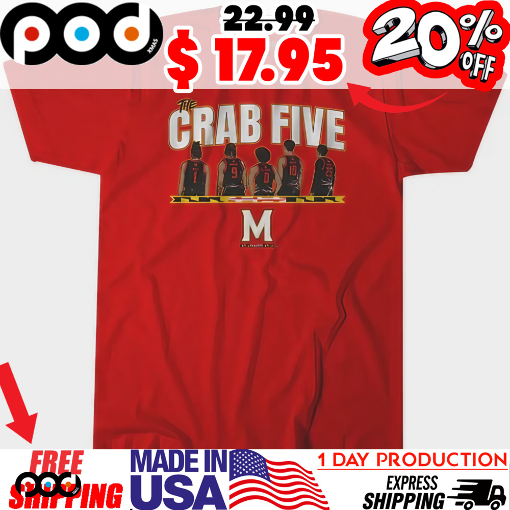 Maryland Basketball basketball the crab five lineup team moment vintage shirt 1 Maryland Basketball basketball the crab five lineup team moment vintage shirt