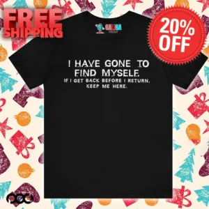 Matthew Sturniolo wearing I have gone to find myself I get back before I return keep me here shirt