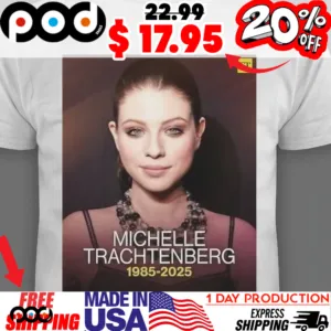 Michelle Trachtenberg Dies At 39 1985-2025 RIP Memorial Shirt