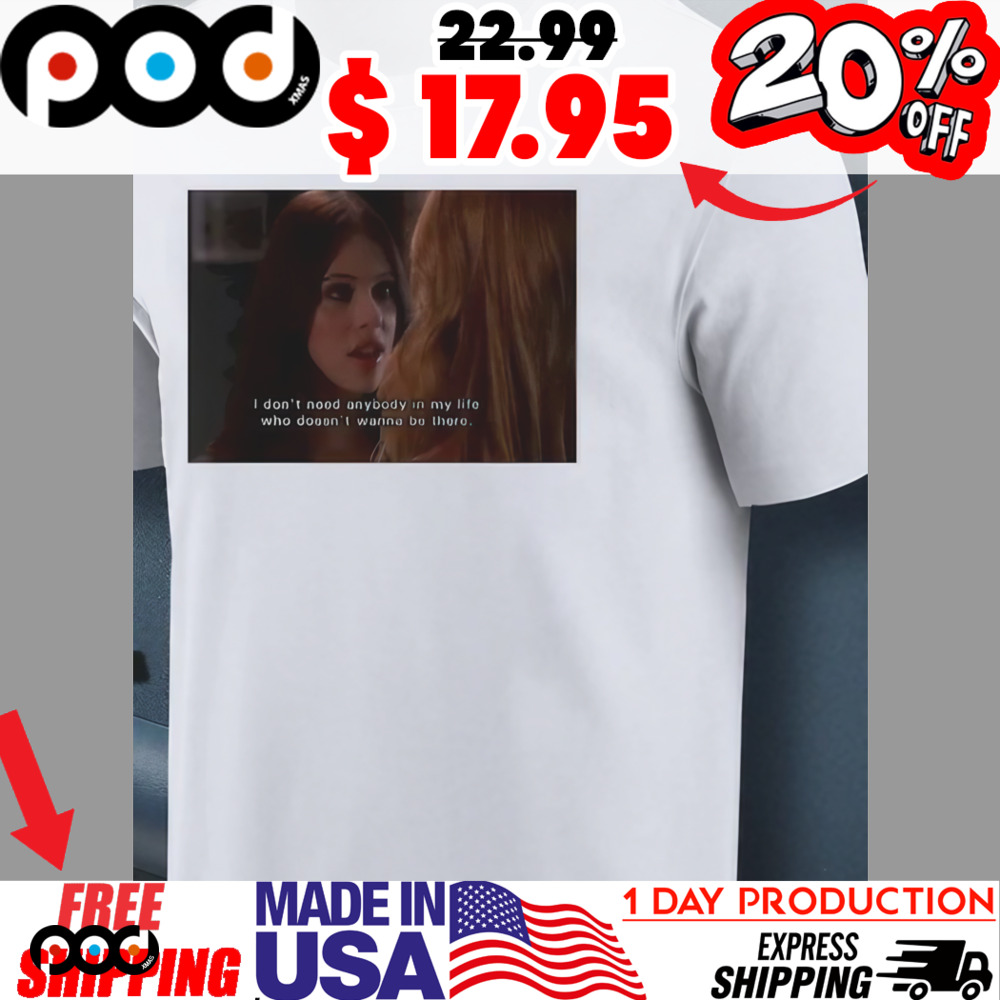 Michelle Trachtenberg I don’t need anybody in my life R.I.P Michelle Trachtenberg shirt