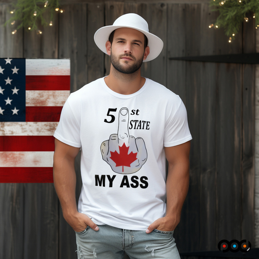 Middle finger 5 st state my ass canada Freedom fighters shirt
