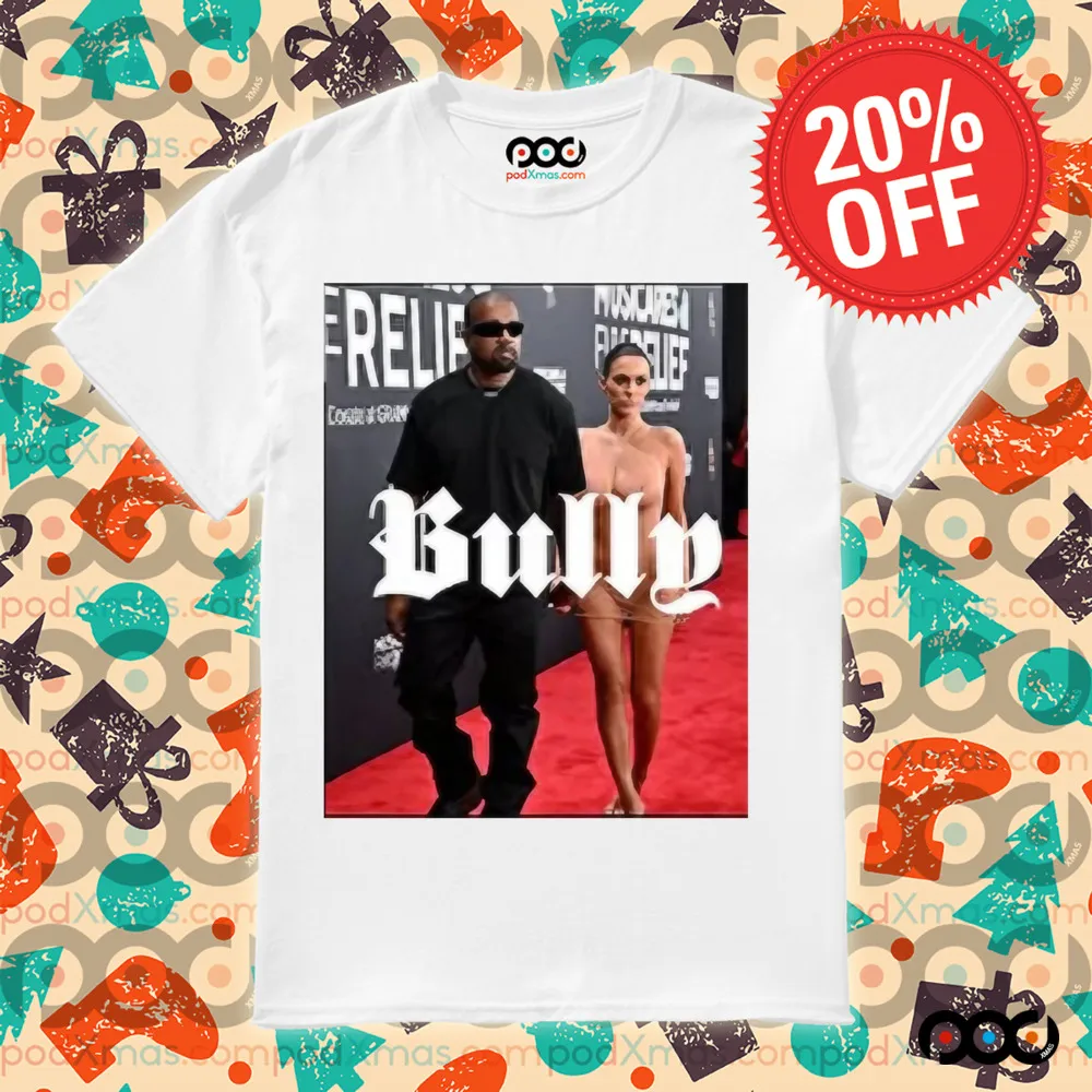 Kanye West Bianca Censori Reportedly Kicked Out Of Grammys After Showing Up Uninvited Shirt Bully Prototype Shirt