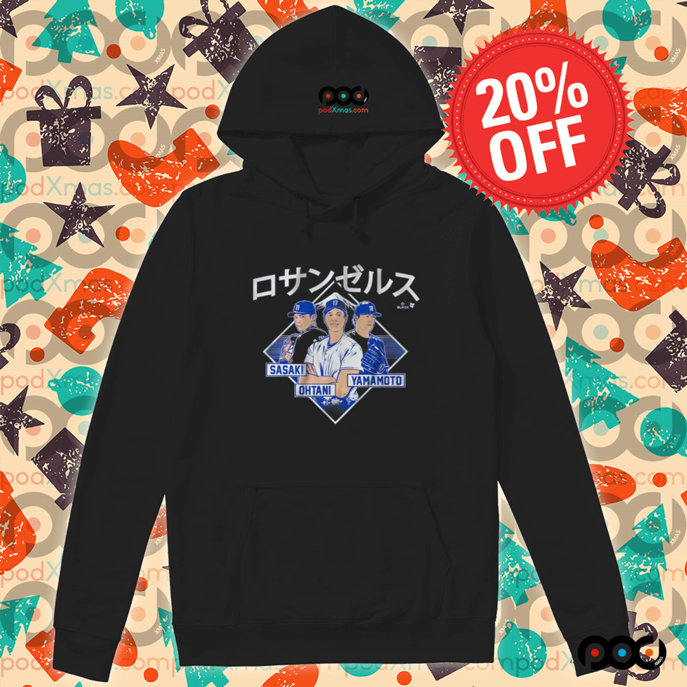 Ohtani, Sasaki, & Yamamoto Los Angeles Shirt - MLBPA Shirt