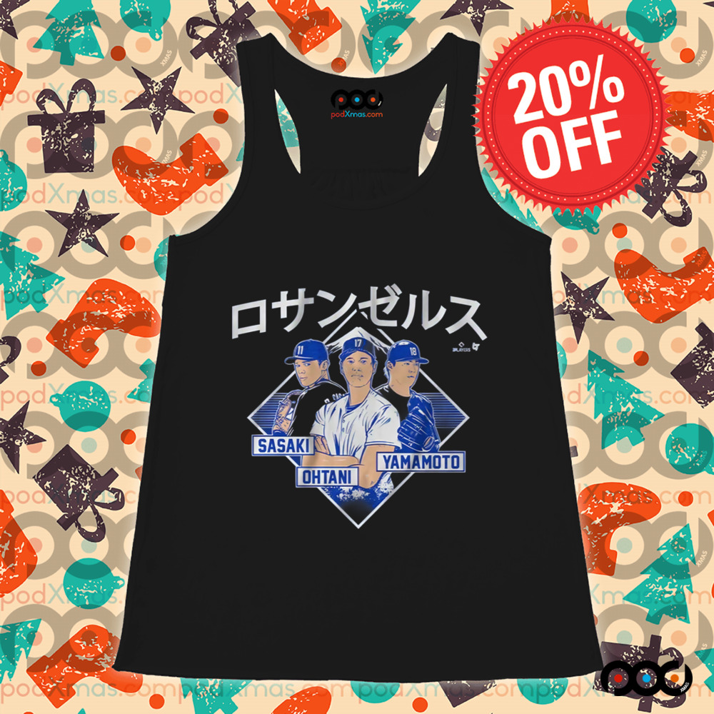 Ohtani, Sasaki, & Yamamoto Los Angeles Shirt - MLBPA Shirt