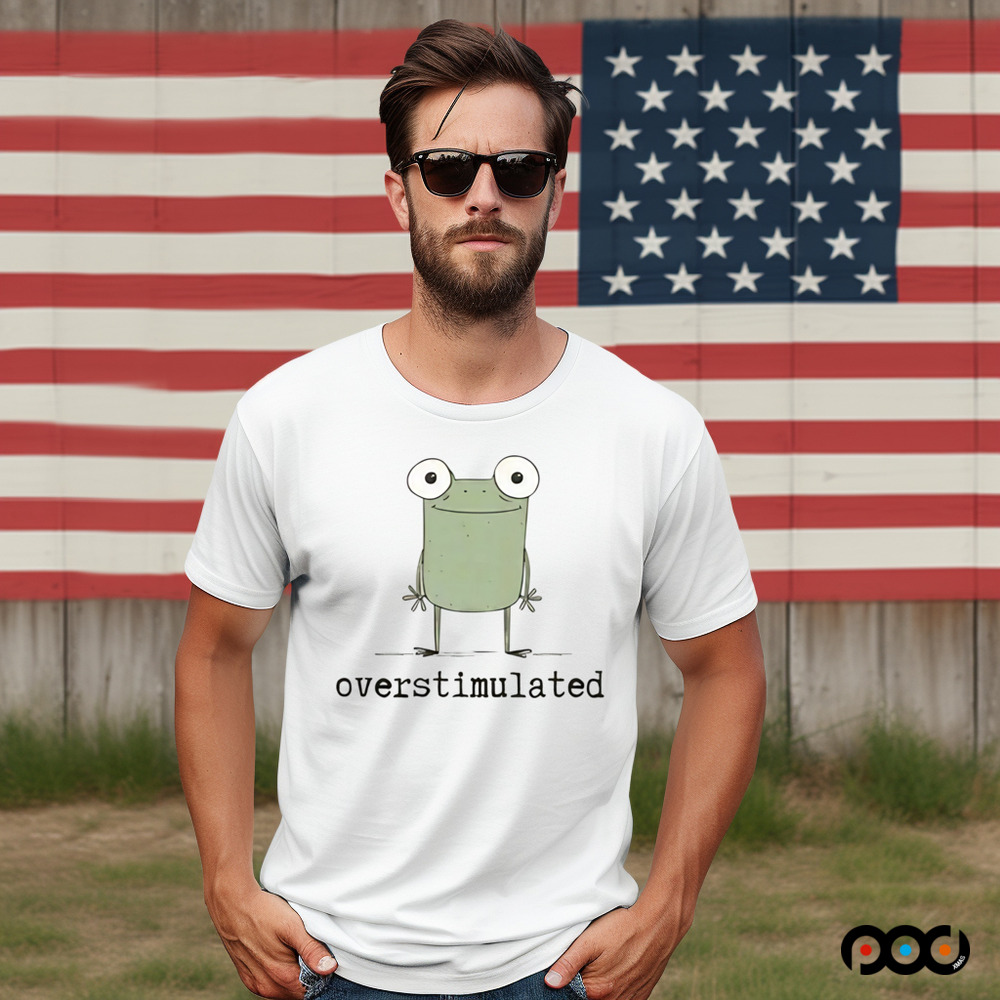 Overstimulated stupid cute frog Shirt