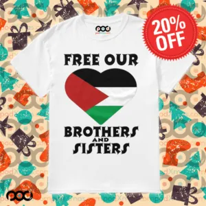 Palestine Heart Free Our Brothers and Sisters Shirt