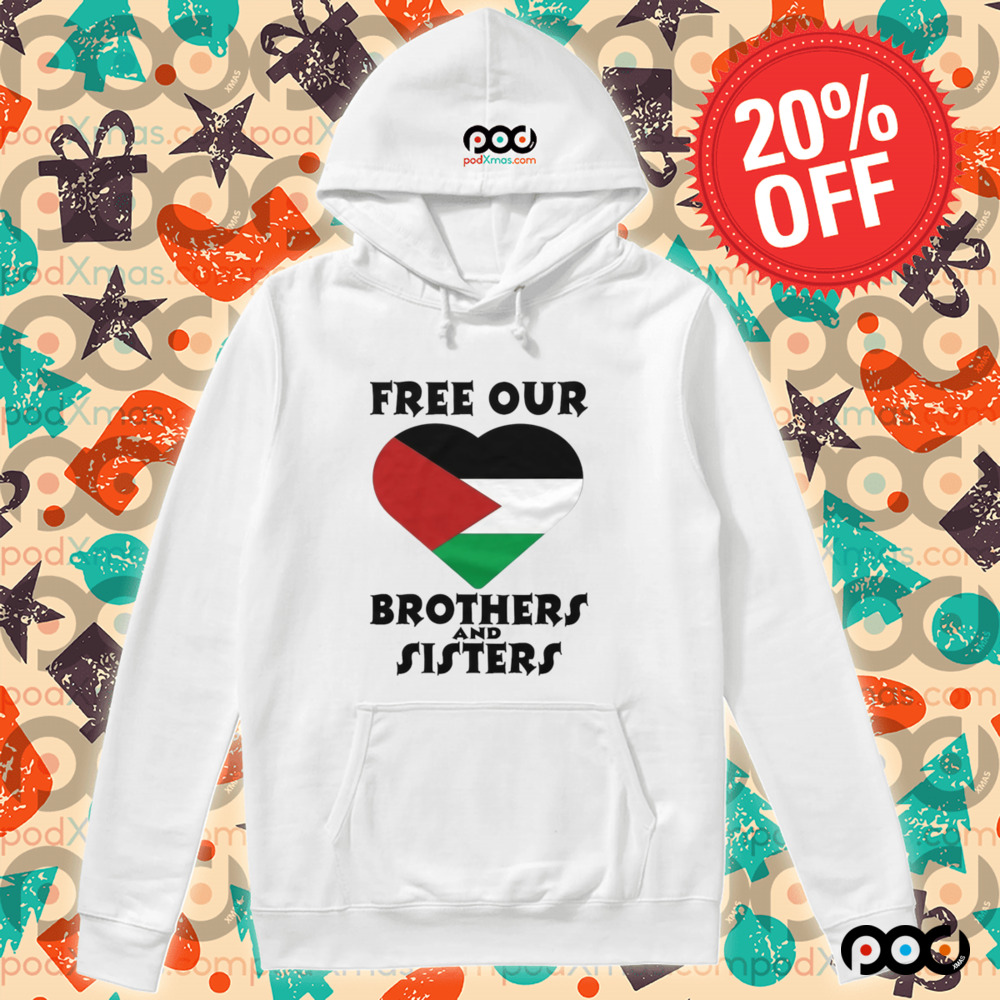 Palestine Heart Free Our Brothers and Sisters Shirt