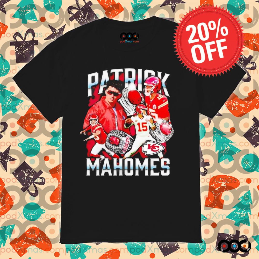 Patrick Mahomes notorious player Kansas City Chiefs super bowl champions shirt