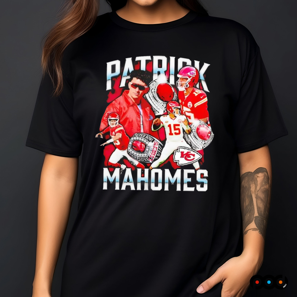 Patrick Mahomes notorious player Kansas City Chiefs super bowl champions shirt