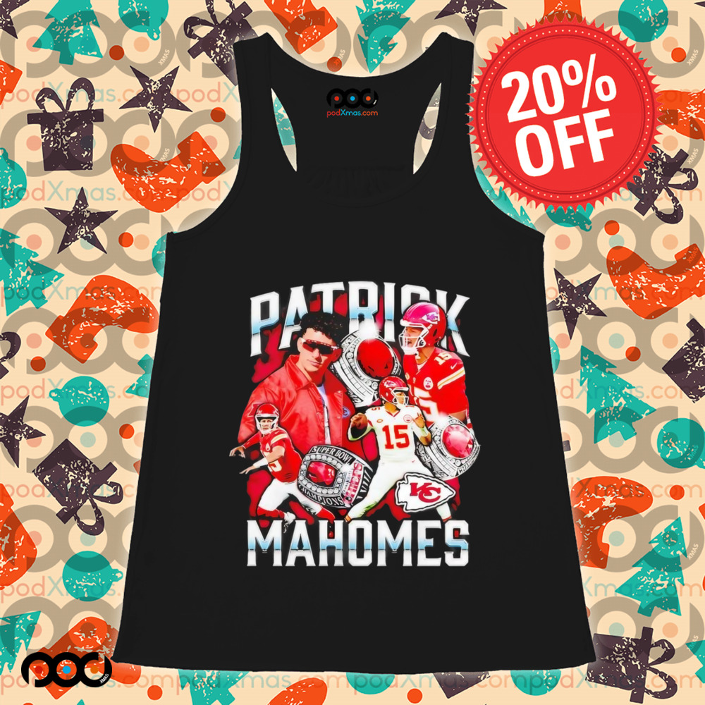 Patrick Mahomes notorious player Kansas City Chiefs super bowl champions shirt