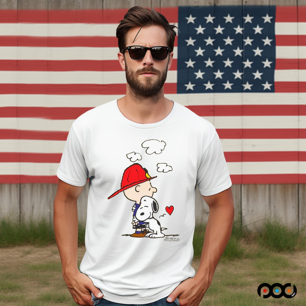 Peanuts Charity Wildfire Hug shirt
