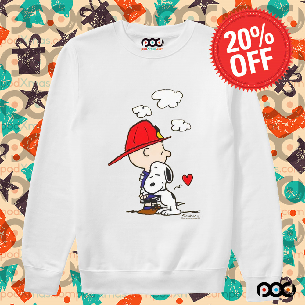 Peanuts Charity Wildfire Hug shirt