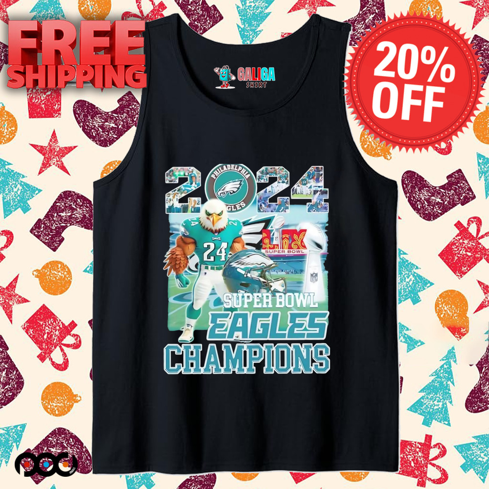 Philadelphia Eagles 2024 Super Bowl LIX Eagles champions shirt