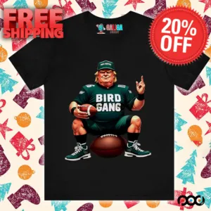 Philadelphia Eagles Bird Gang Trump caricature 2025 shirt