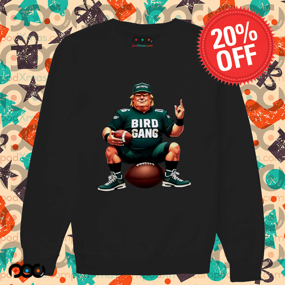 Philadelphia Eagles Bird Gang Trump caricature 2025 shirt