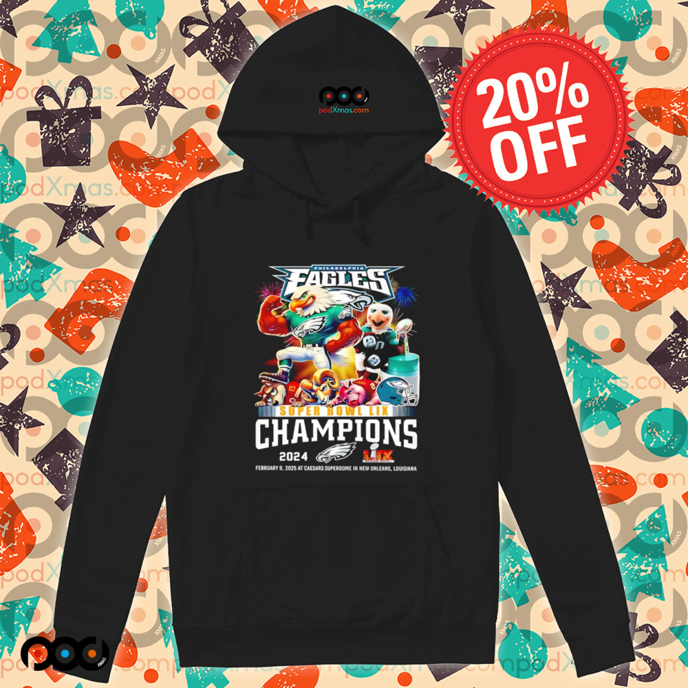 Philadelphia Eagles Super Bowl LIX Champions February 9, 2025 At Caesars Superdome In New Orleans, Louisiana shirt