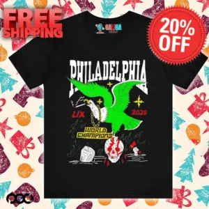 Philadelphia Eagles Super Bowl world champions Lix 2025 rip Kansas City Shirt