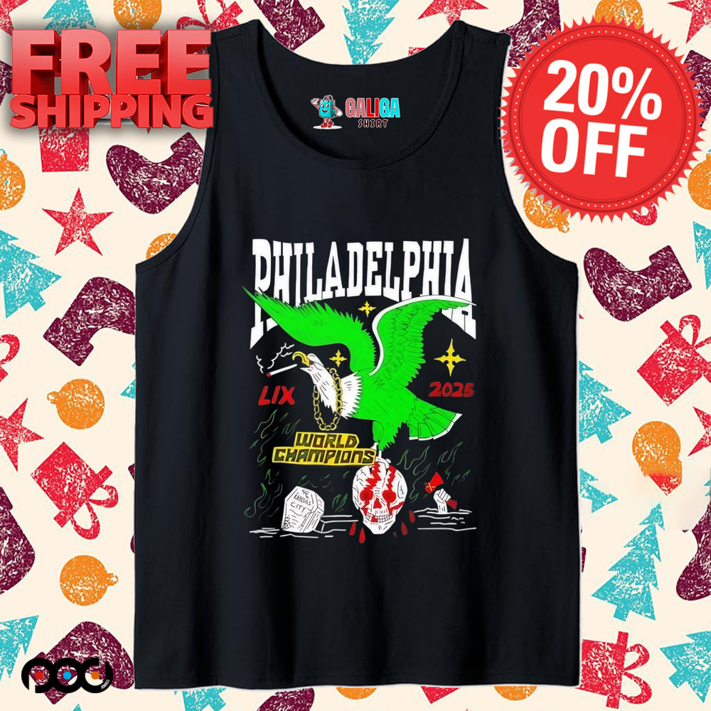 Philadelphia Eagles Super Bowl world champions Lix 2025 rip Kansas City Shirt