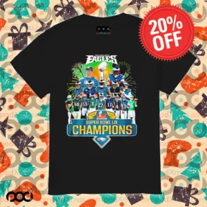 Philadelphia Eagles Superbowl LIX 2025 Champions graphic team players shirt