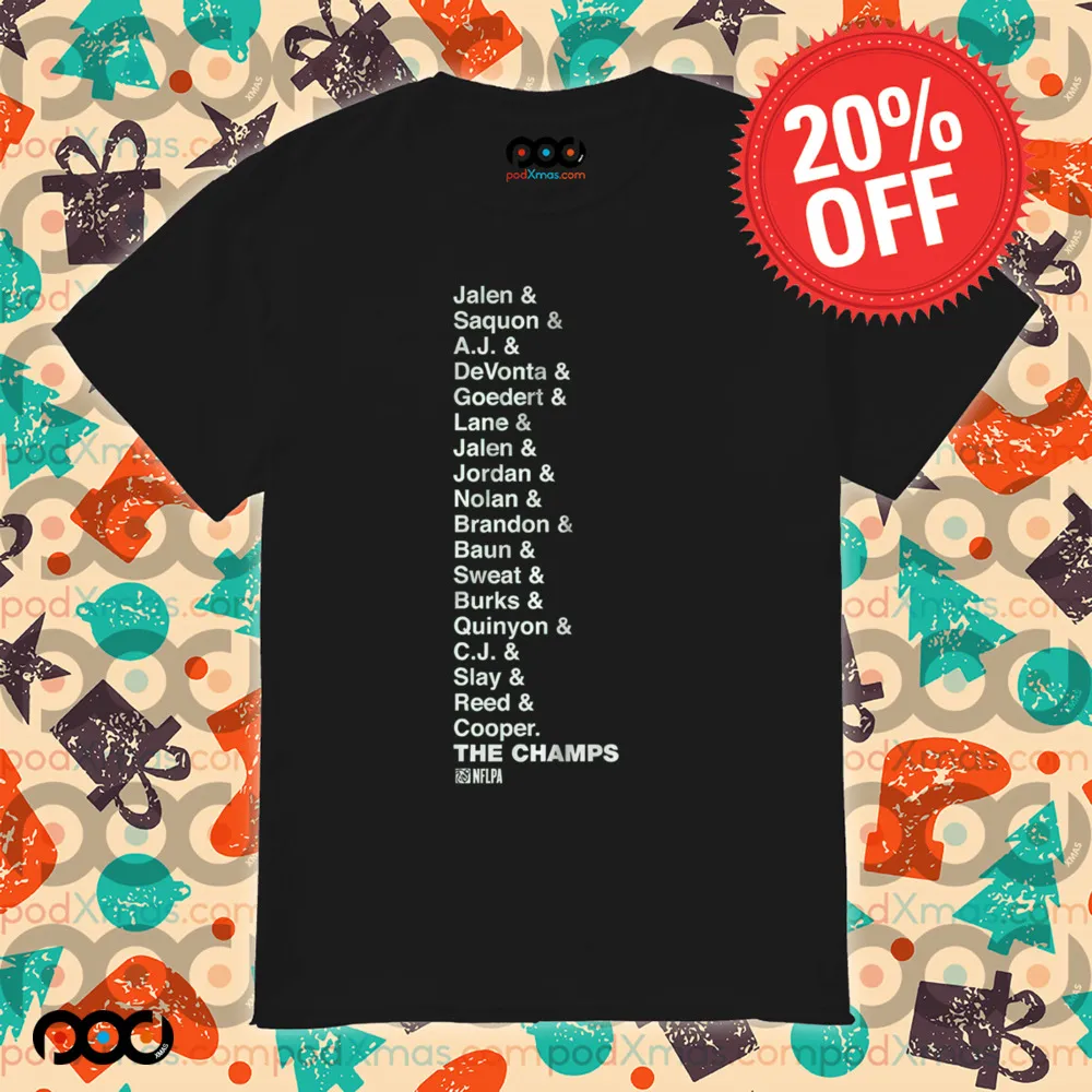 Philadelphia Football The Champs List Shirt