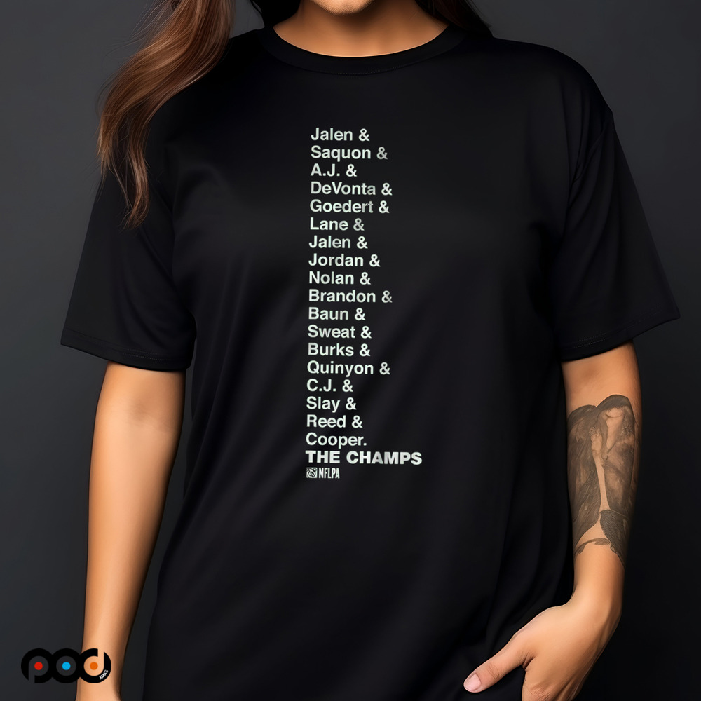 Philadelphia Football The Champs List Shirt