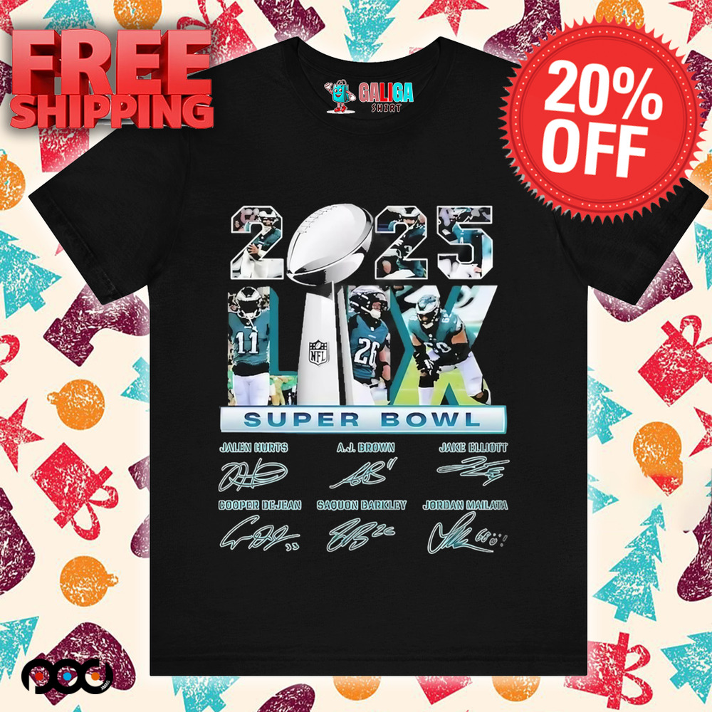 Philadelphia Super Bowl Lix Championship Signature 2025 Shirt