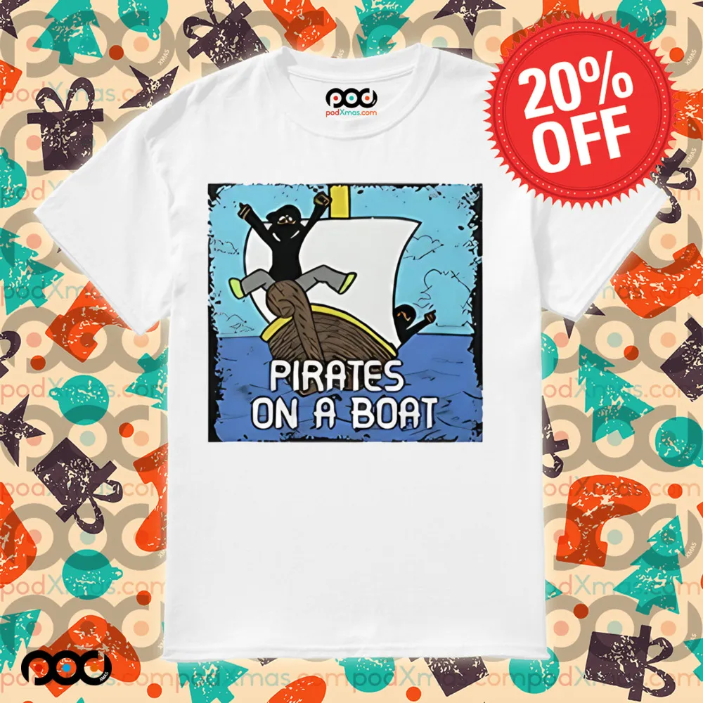 Pirates on a boat shirt