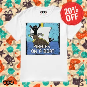 Pirates on a boat shirt