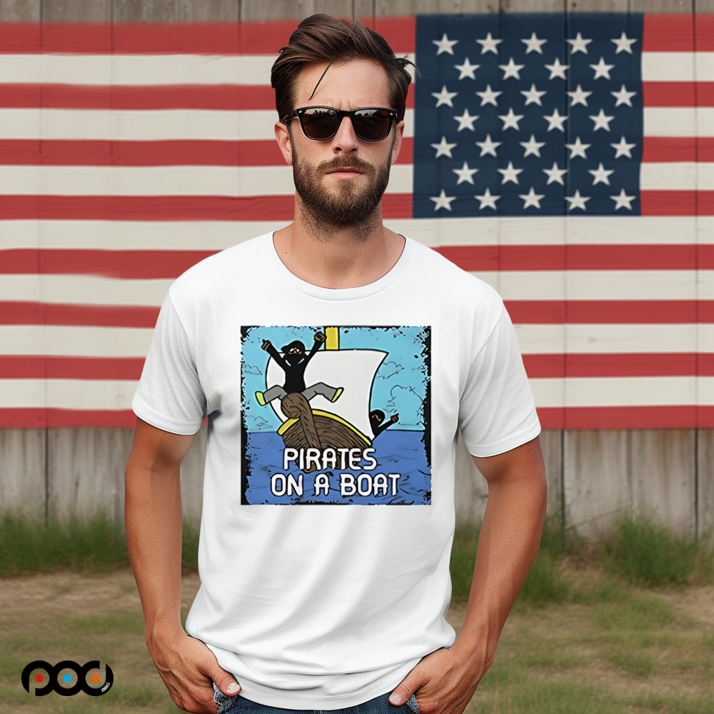 Pirates on a boat shirt