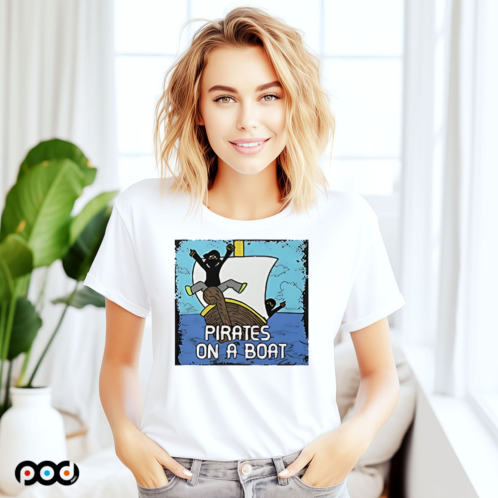 Pirates on a boat shirt