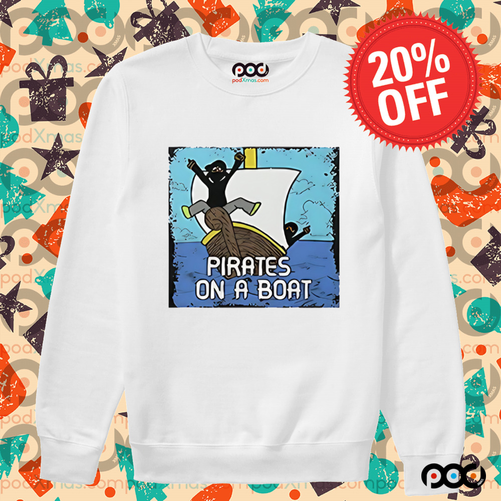 Pirates on a boat shirt