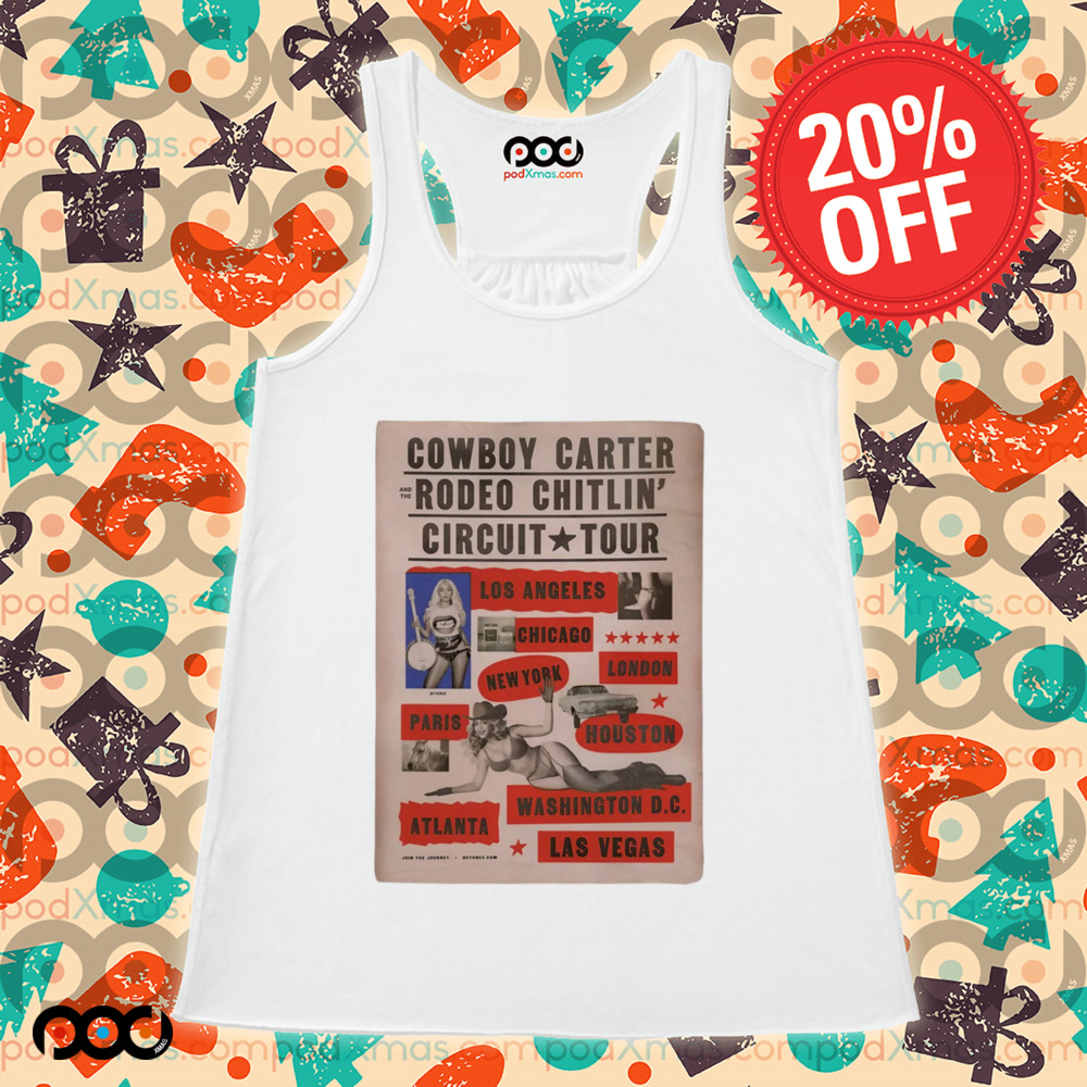 Beyonce Cowboy Carter Rodeo Chitlin' Circuit Tour 2025 Poster Shirt