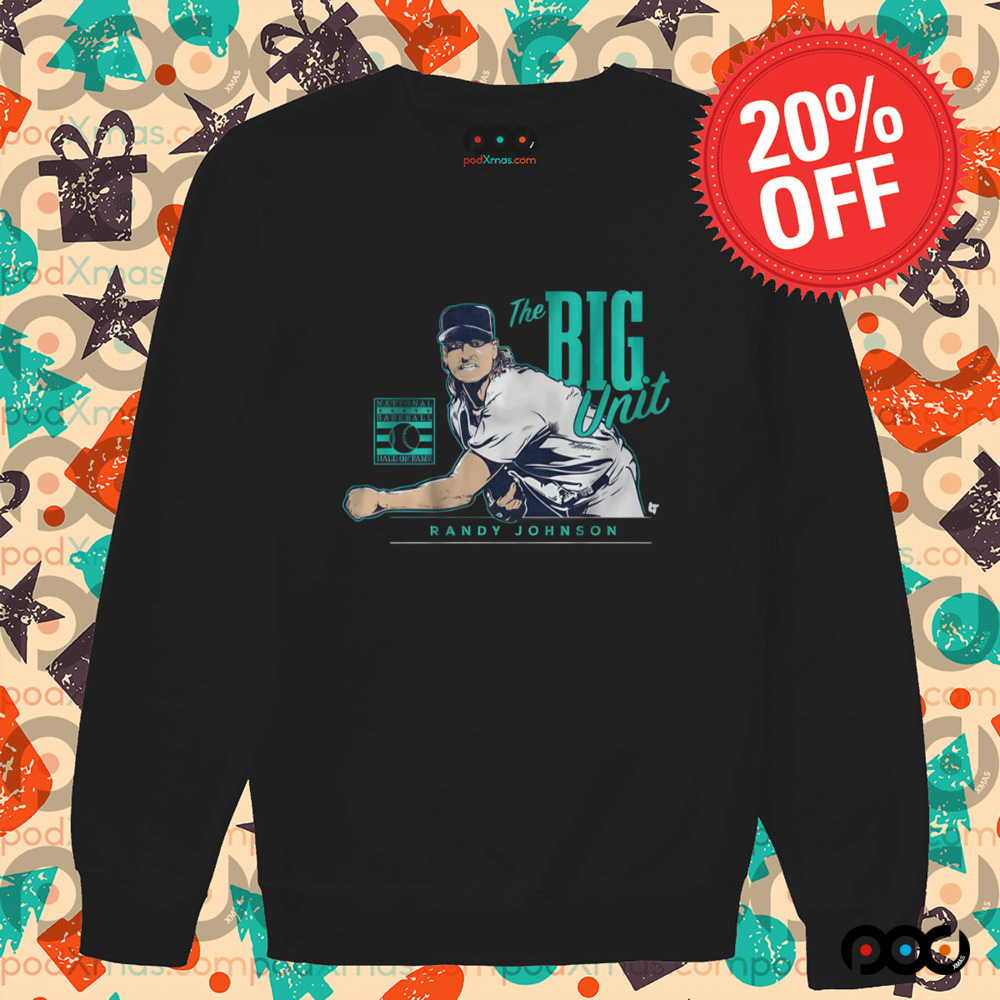 Randy Johnson The Big Unit Seattle Mariners caricature shirt