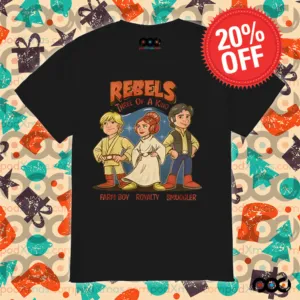 Rebel Trio Three of a kind farm boy royalty smuggler shirt