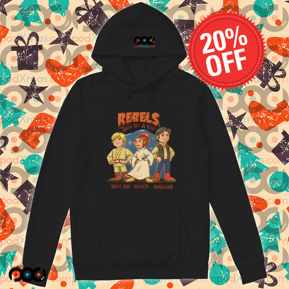 Rebel Trio Three of a kind farm boy royalty smuggler shirt