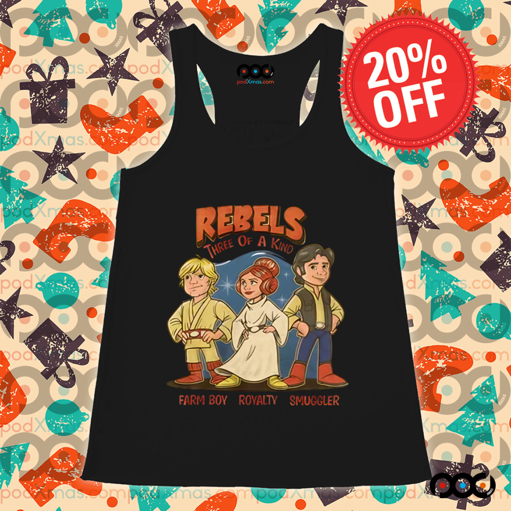Rebel Trio Three of a kind farm boy royalty smuggler shirt