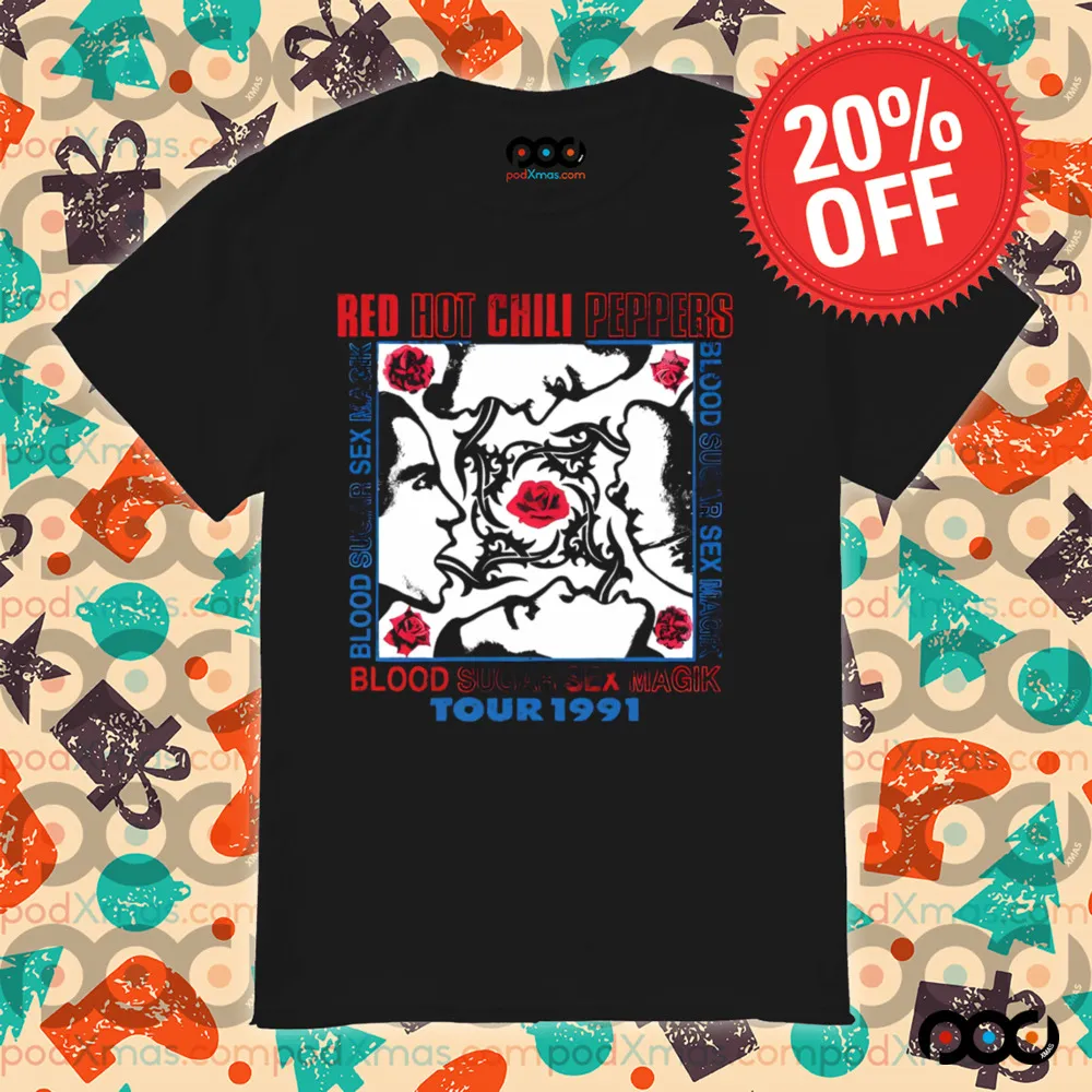 Red Hot Chili Peppers - Blood Sugar Sex Magik 1991 Tour Shirt