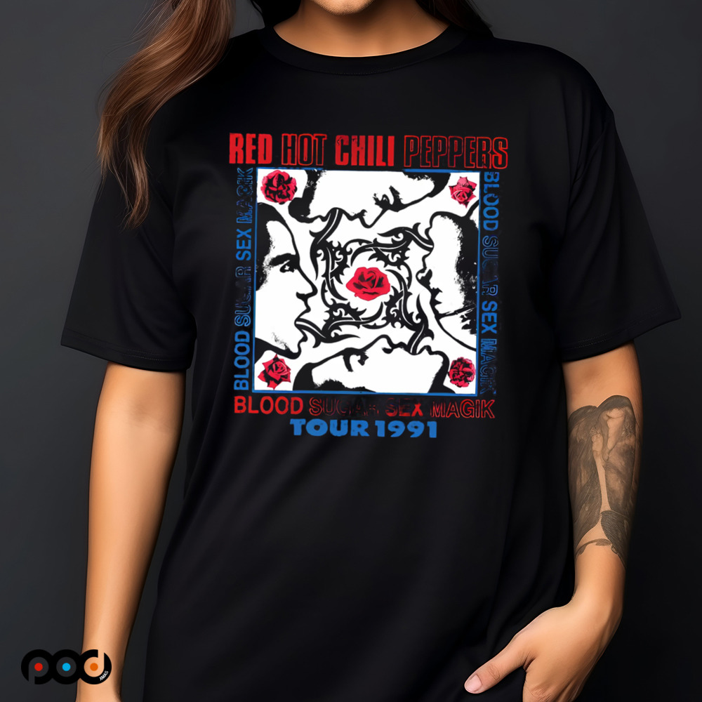 Red Hot Chili Peppers - Blood Sugar Sex Magik 1991 Tour Shirt