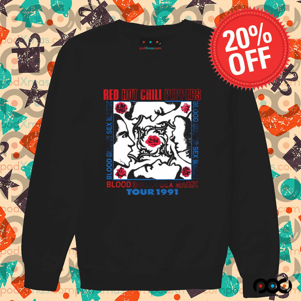Red Hot Chili Peppers - Blood Sugar Sex Magik 1991 Tour Shirt