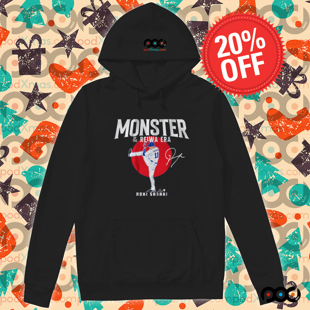 Roki Sasaki Monster of the Reiwa Era Signature Shirt