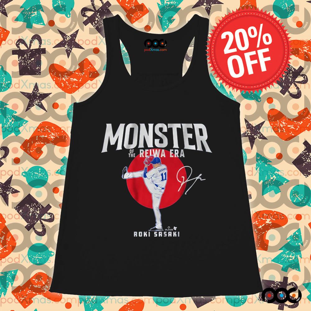 Roki Sasaki Monster of the Reiwa Era Signature Shirt