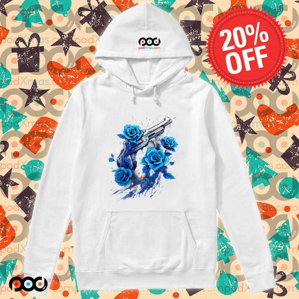 Rose blue with gun shirt