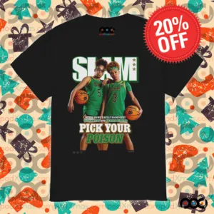 SLAM 254 Pick Your Poison Cover Tee Olivia Miles And Hannah Hidalgo Team Notre Dame Fighting Irish Shirt