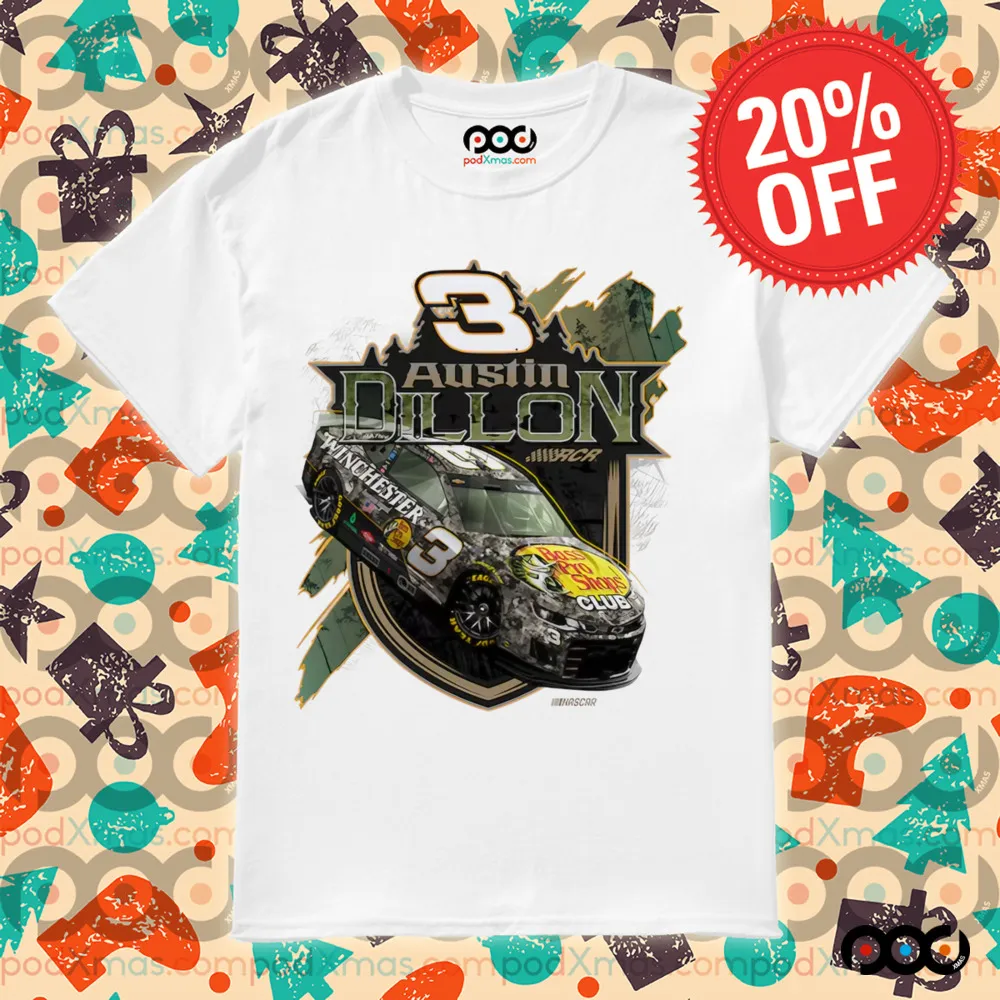 Austin Dillon Richard Childress Racing Team Collection Bass Pro Shops Car shirt