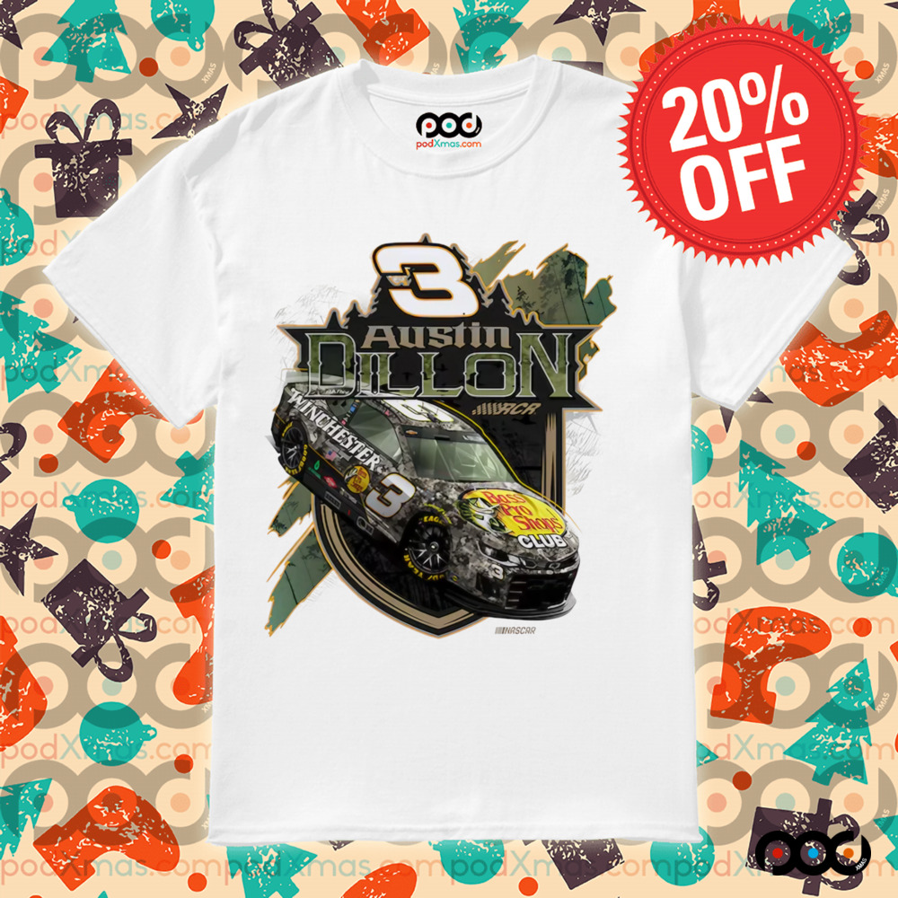 Austin Dillon Richard Childress Racing Team Collection Bass Pro Shops Car shirt