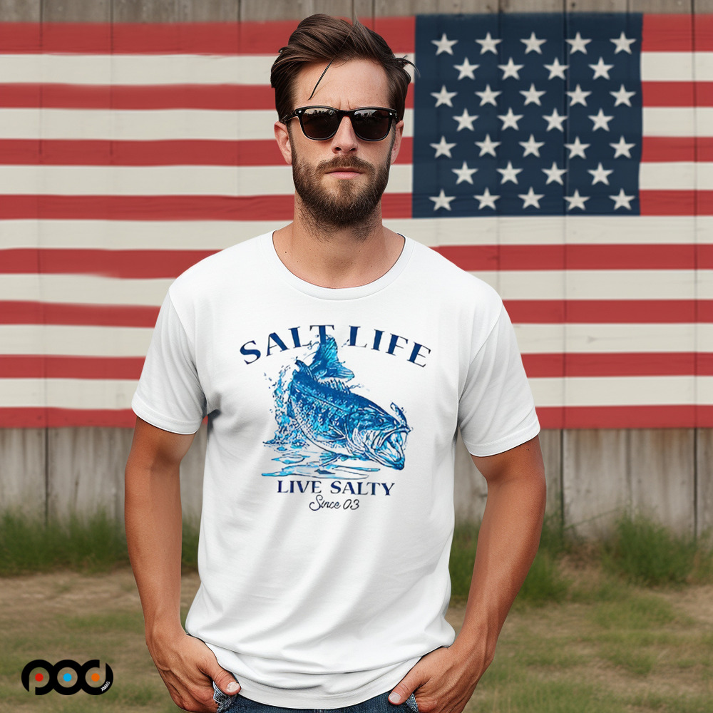 Salt Life Salty Bass Since 03 Shirt
