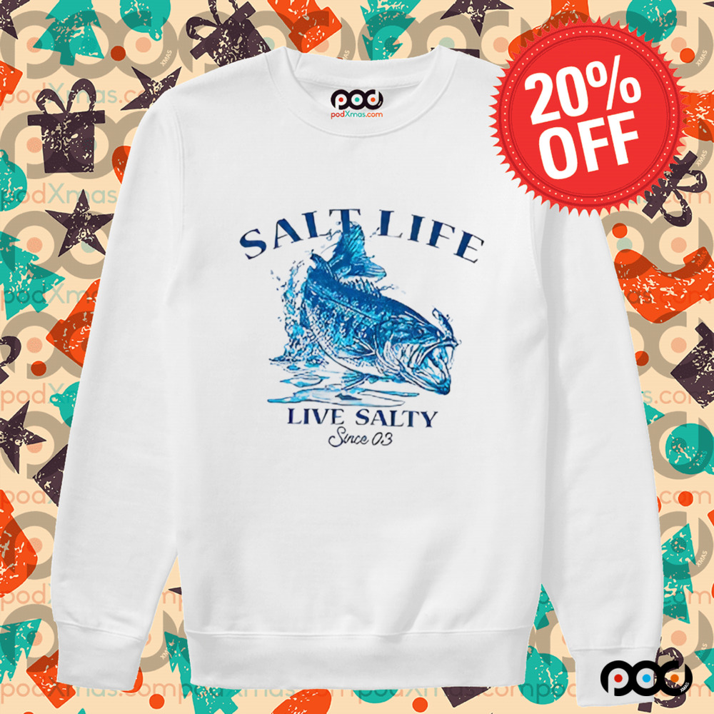Salt Life Salty Bass Since 03 Shirt