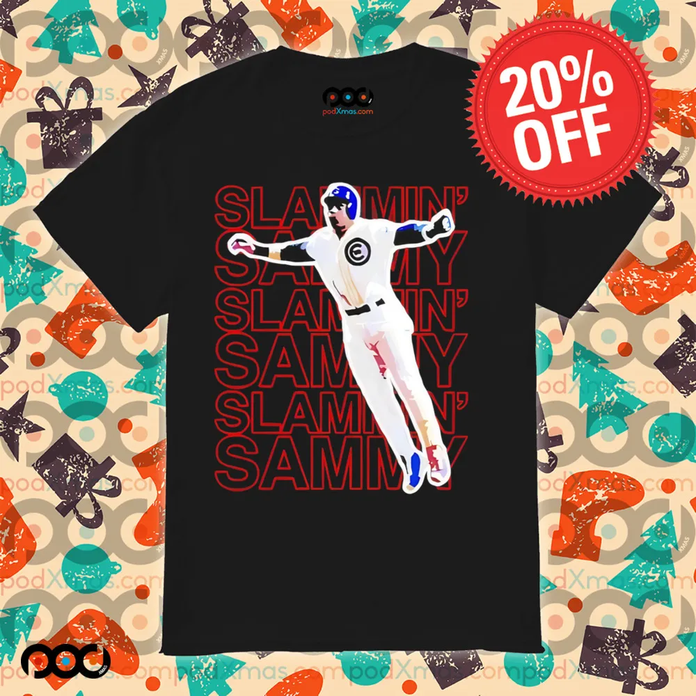 Sammy Sosa Slammin’ Sammy Superstar Chicago Cub shirt