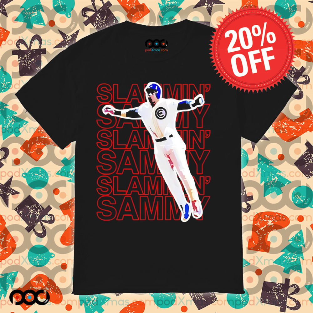 Sammy Sosa Slammin’ Sammy Superstar Chicago Cub shirt
