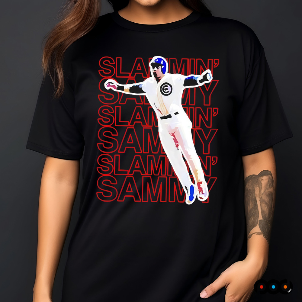 Sammy Sosa Slammin’ Sammy Superstar Chicago Cub shirt